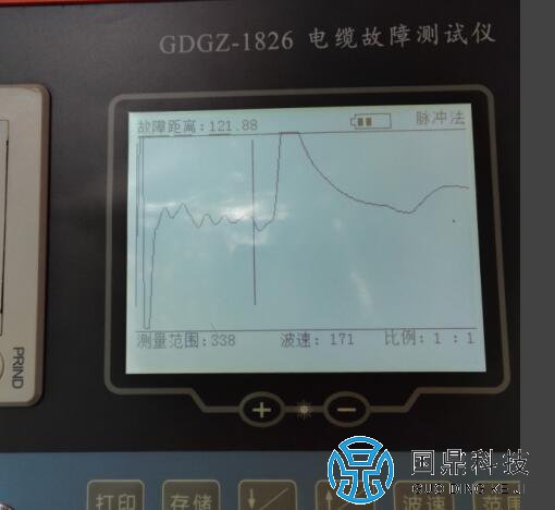 GDGZ-1826电缆故障测试仪测试短路故障