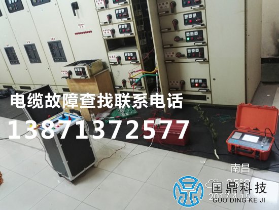 电缆故障测试仪测试现场