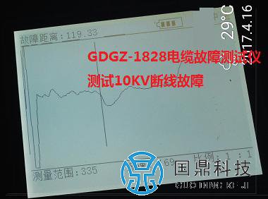 10KV断线故障测试波形