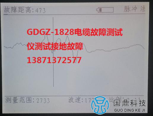 380电缆故障测试波形图
