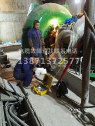自备电厂电缆故障测试现场