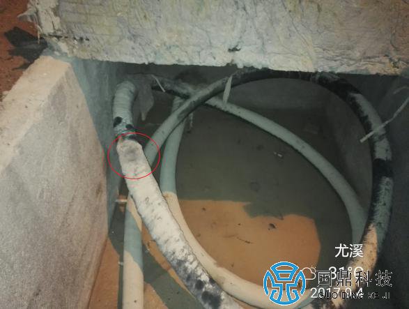福建高压电缆故障探测结果