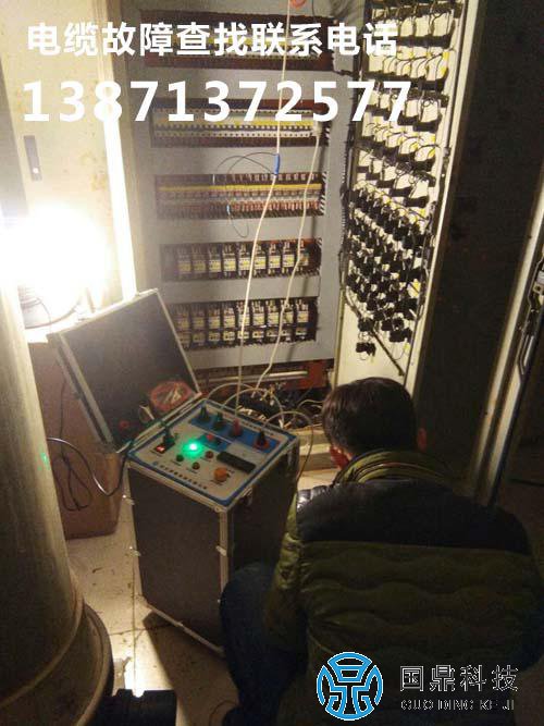 山西低压电缆故障检测工作现场